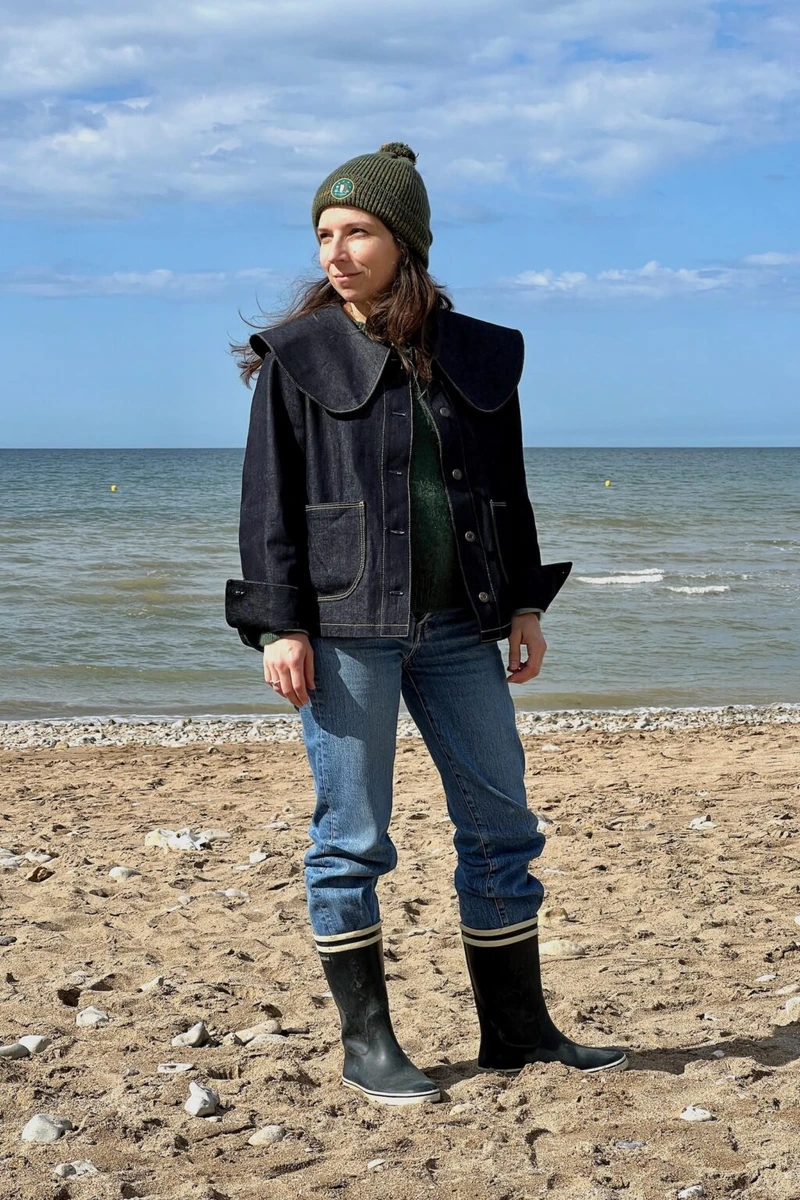 Denim chore jacket pattern - VILLERS