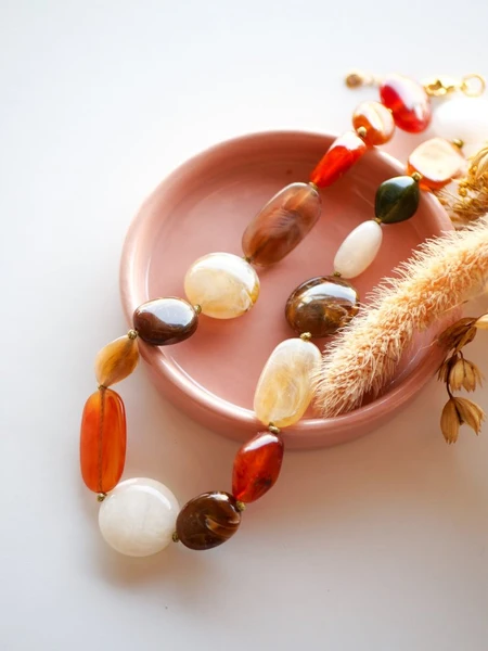Collier Telma - Marron