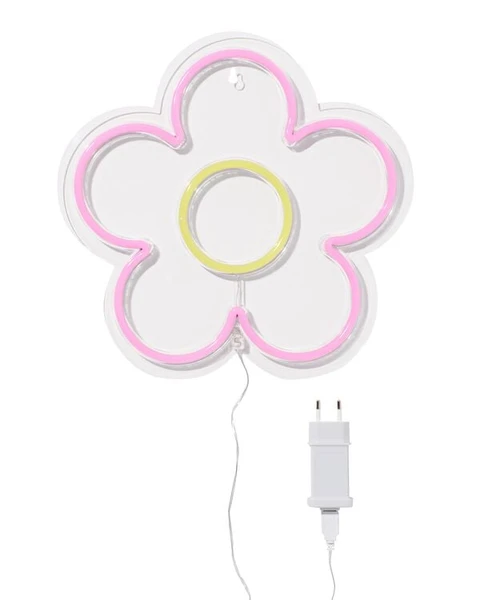 LED fluo fleur 30x30.8