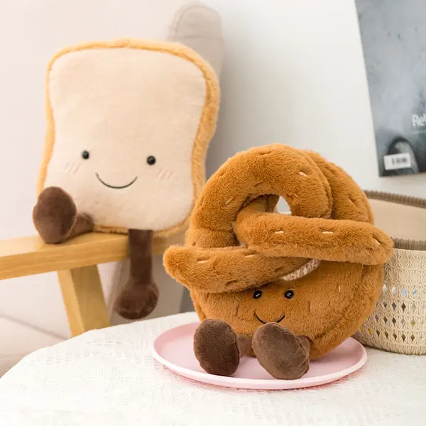 5.65€ 40% de réduction|Jouet À Mâcher En Peluche Pour Chien Couineur, Croissant De Pain Grillé, Interactif, Résistant Aux Morsures, Molaires, Petit Et Grand Gabarit - Jouets Pour Chien - AliExpress
