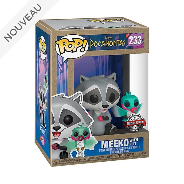 Funko Figurines exclusives Meeko et Flit Pop! en vinyle, Pocahontas