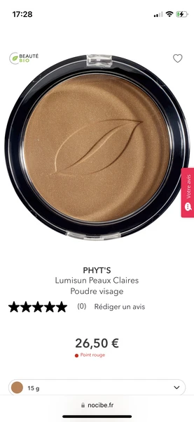 phyt's | Lumisun Peaux Claires Poudre visage - 15 g -