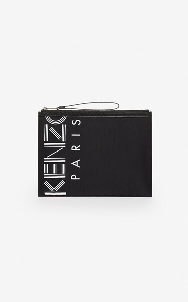 Accueilaccessoiressacs femmePochettesPochette A4 KENZO Logo