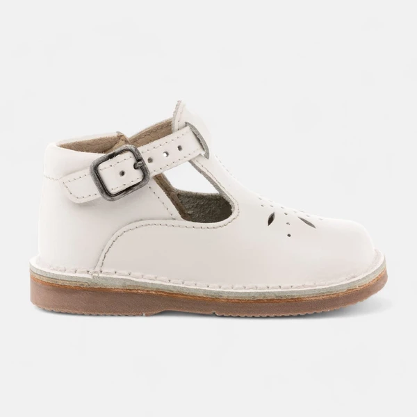 Babies Enfant en cuir blanc