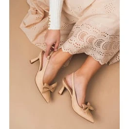ESCARPIN SLING BACK DELPHIE BEIGE