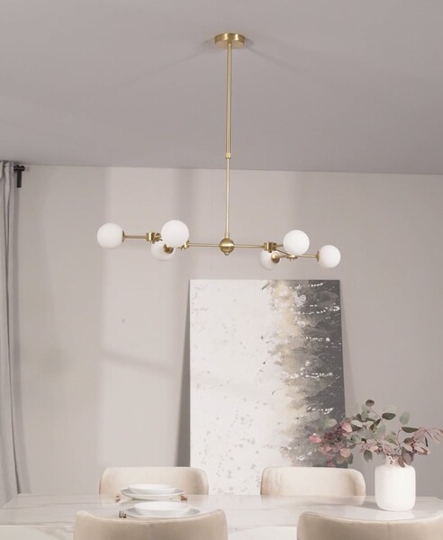 Grande suspension moderne métal doré Aurelia | WestwingNow