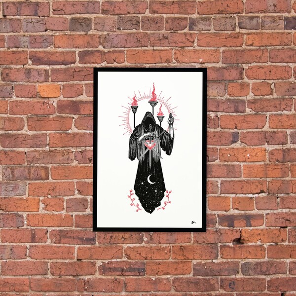 "Scrying" 13"x19" Luster Paper Art Print