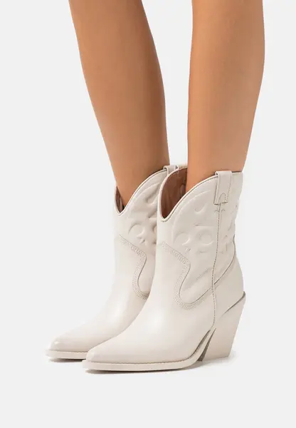 NEW KOLE - Bottines à talons hauts - off white