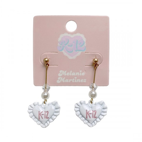 Boucles d'oreilles cœur à volants Melanie Martinez K-12