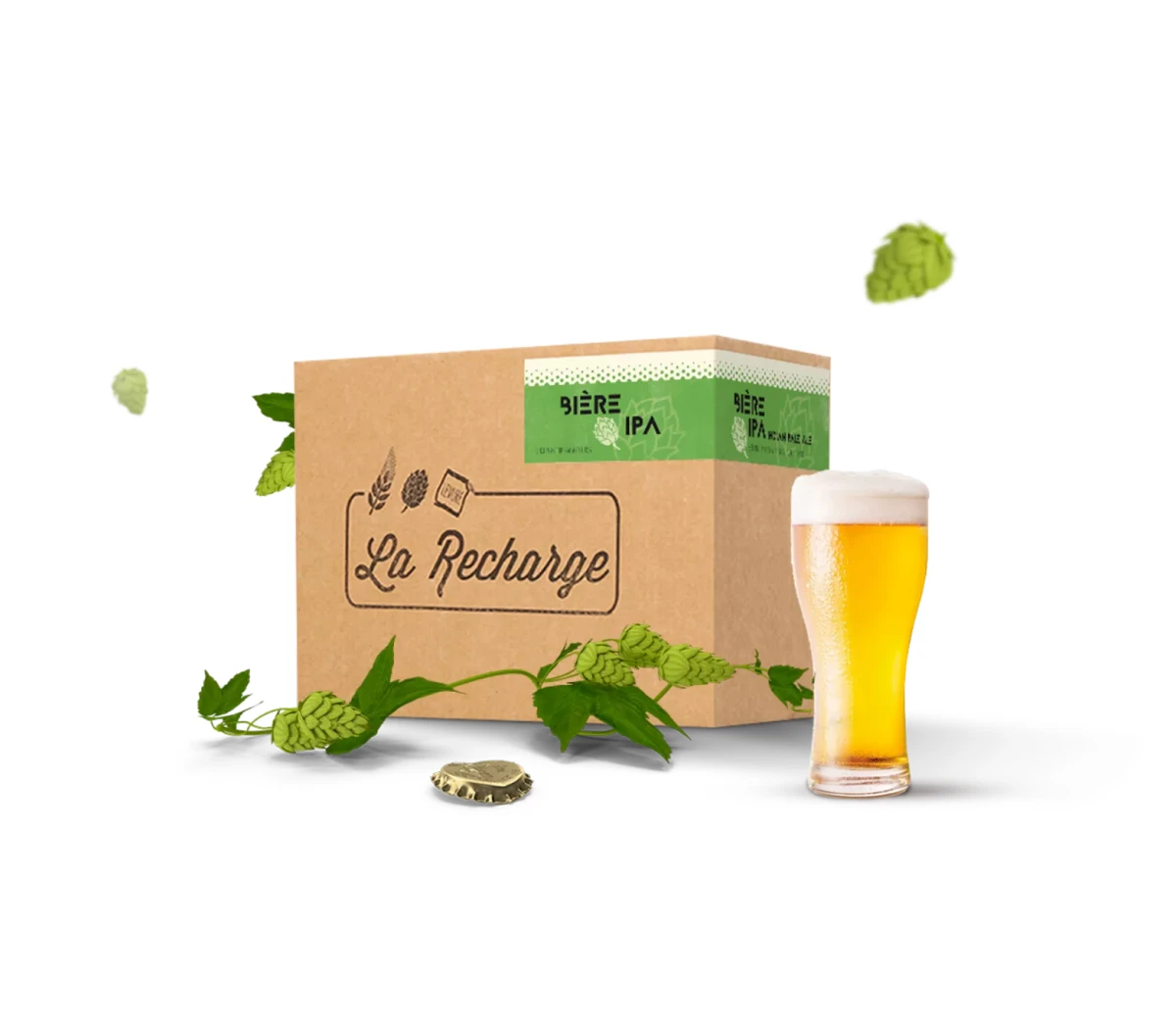 Recharge bière I.P.A 5 litres - Mon Kit à Bière - Kit de brassage pour réaliser une bonne bière maison"