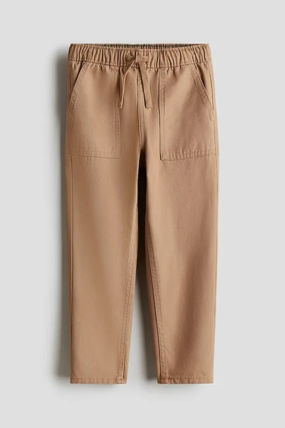 Pantalon jogger en toile de coton