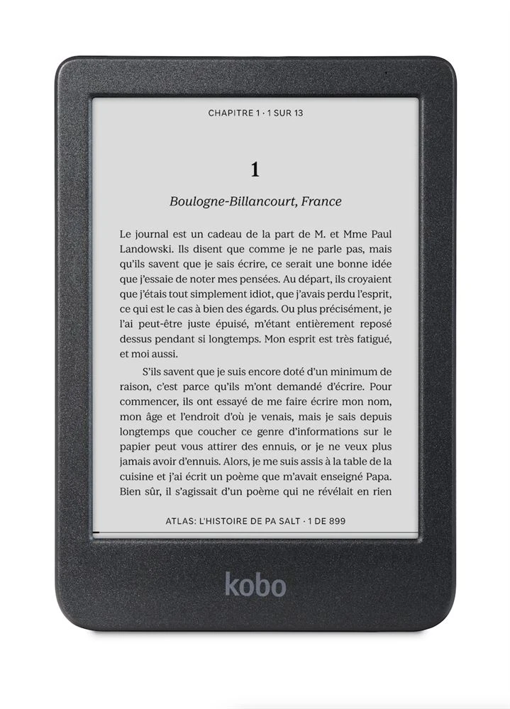 Liseuse numérique Kobo by Fnac Clara BW 6" 16 Go Noir