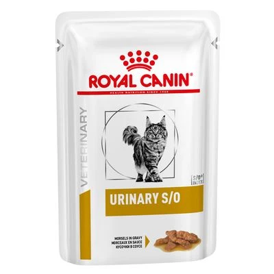 Royal Canin Veterinary Urinary S/O en sauce pour chat