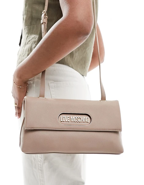 Love Moschino - Sac bandoulière - Camel-Brown