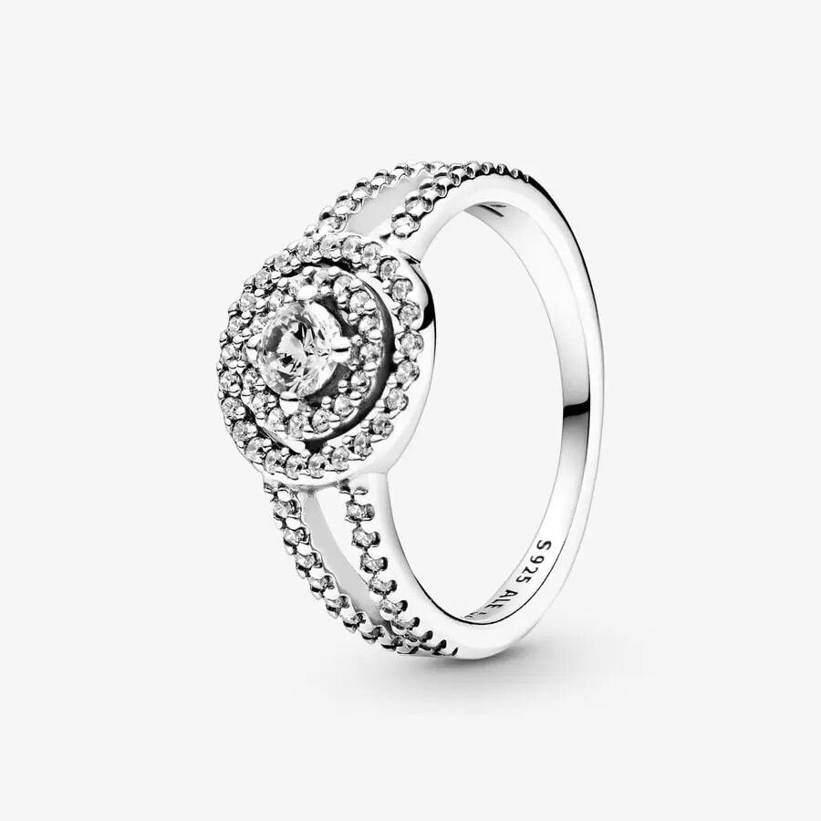 Bague halo double