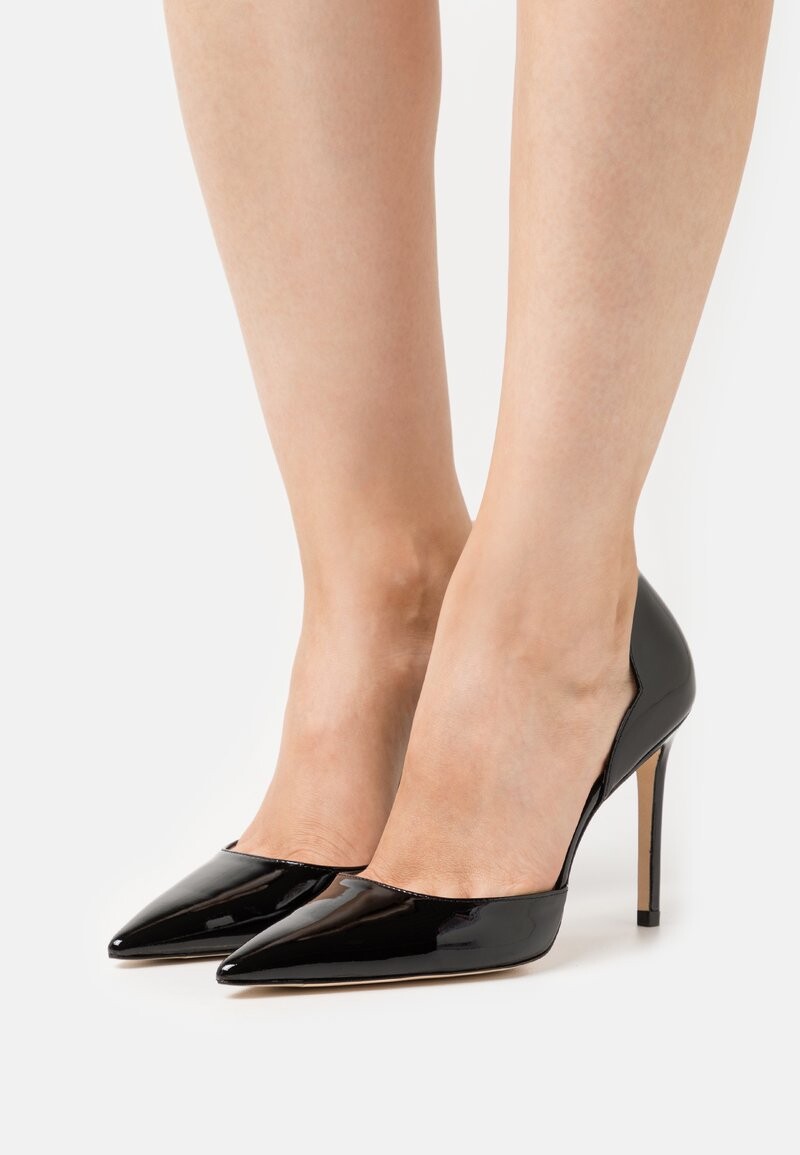 STUART SCALLOP DORSAY - Escarpins - black