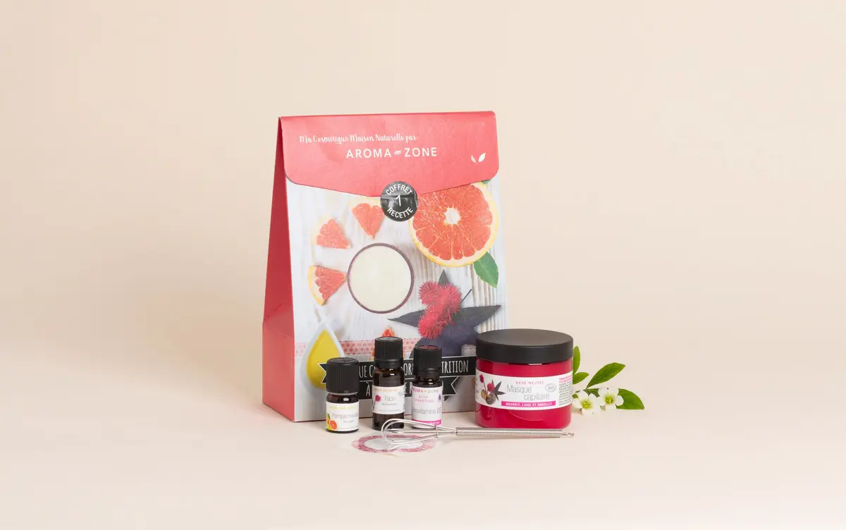 Kit cosmétique maison Masque Force & Nutrition pour les cheveux