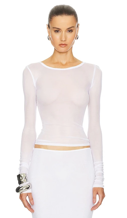 T-SHIRT MESH LONG SLEEVE