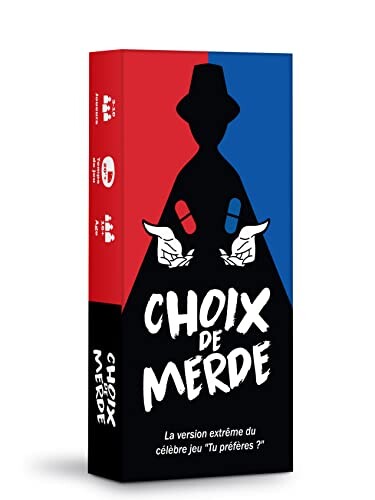 Choix de Merde - Le Jeu des dilemmes extrêmes 💀 - Jeu de société Adulte - Jeu d'ambiance - Jeu de Carte pour apéro et soirées Entre Amis - Humour Noir