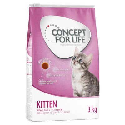 Croquettes, concept for Life kitten - pour chaton 