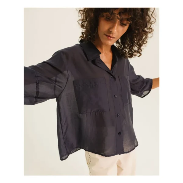 Chemise Eather | Bleu nuit