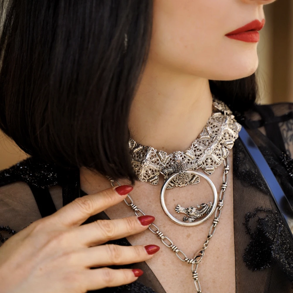 Necklace - choker "Kingdom" - Jewelry Vualle