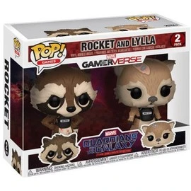 Les Gardiens De La Galaxie The Telltale Series Pack 2 Pop! Marvel Vinyl Figurines Rocket & Lylla 9cm