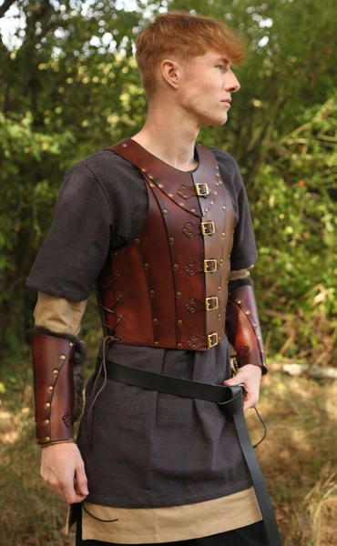 Armure en cuir Plastron GN Mercenaire