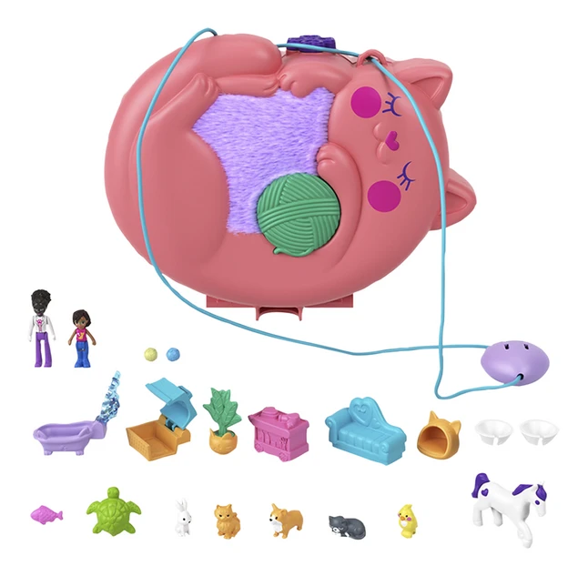 Polly Pocket Sac chat câlin