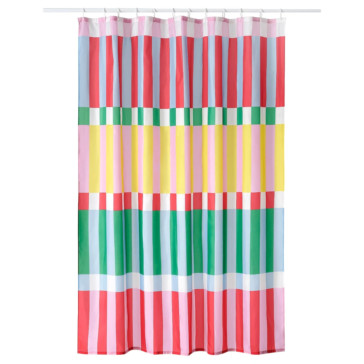 BANJANTRÄD Rideau de douche - multicolore 180x200 cm