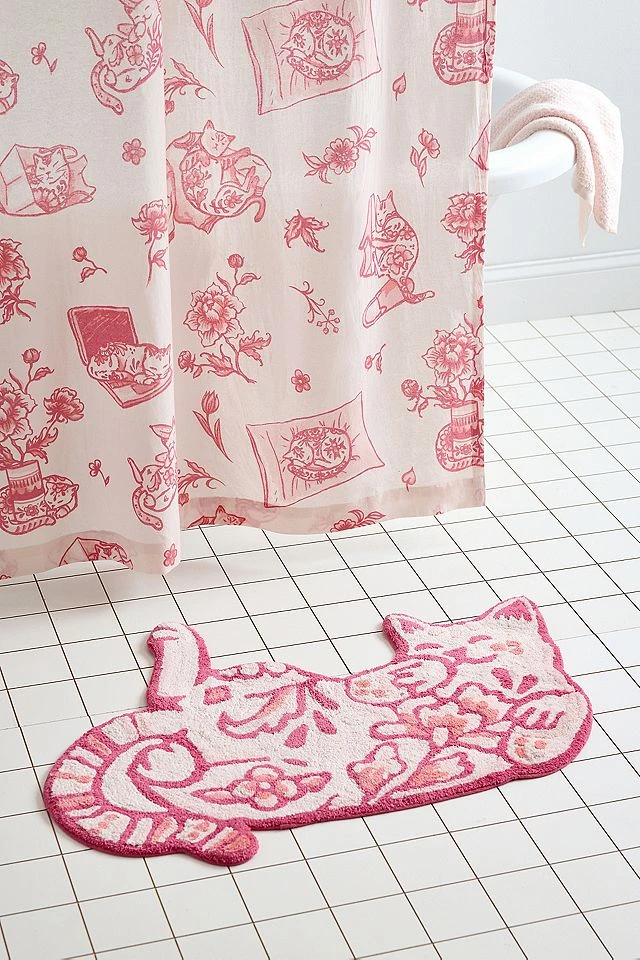 Tapis de bain Chat de Delft