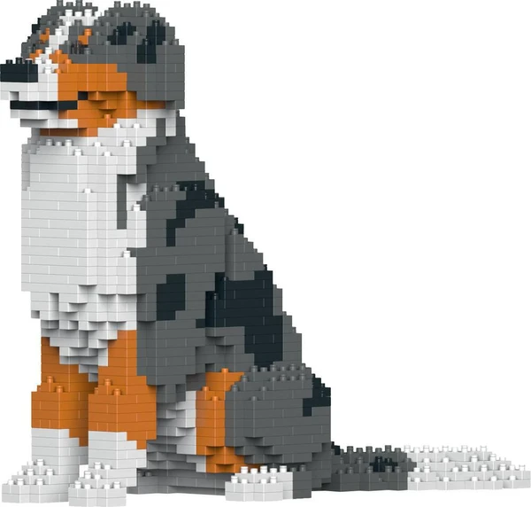 JEKCA BLOCS DE CONSTRUCTION -CHIEN BERGER AUSTRALIEN