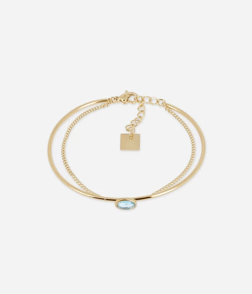 Bracelet Jonc Ricci (Acier doré)