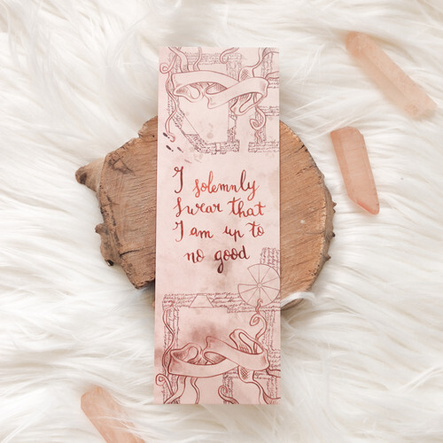 Petit marque-page Carte du maraudeur