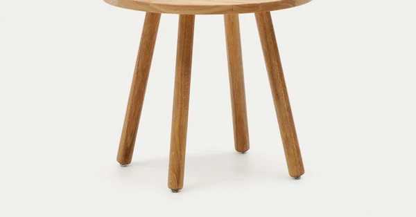 Table enfant ronde Dilcia en bois d'hévéa Ø 55 cm | Kave Home France