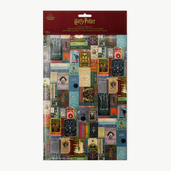 Wizarding Books Gift Wrap Set - MinaLima