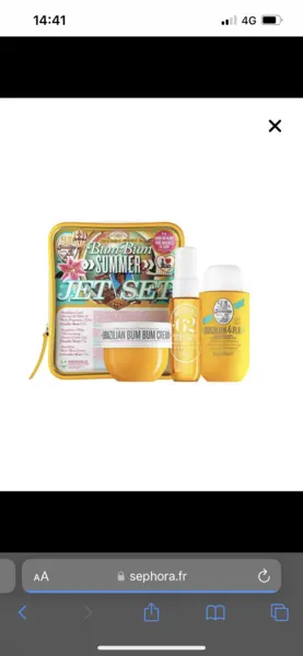 Bum Bum Jet Set - Coffret soin corps