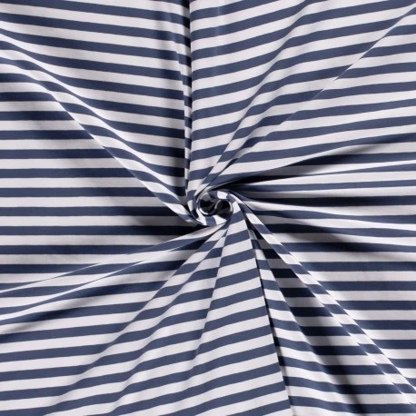 Tissu jersey à rayures Lacanau