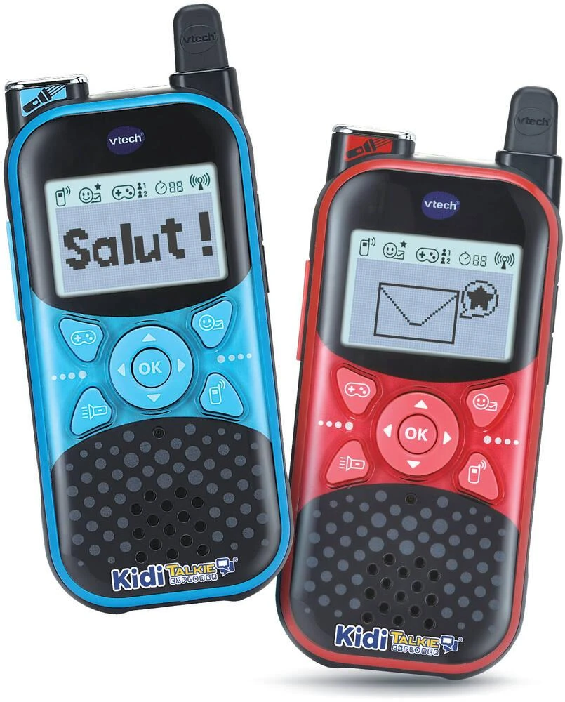 KIDI TALKIE EXPLORER - BLEU ET ROUGE