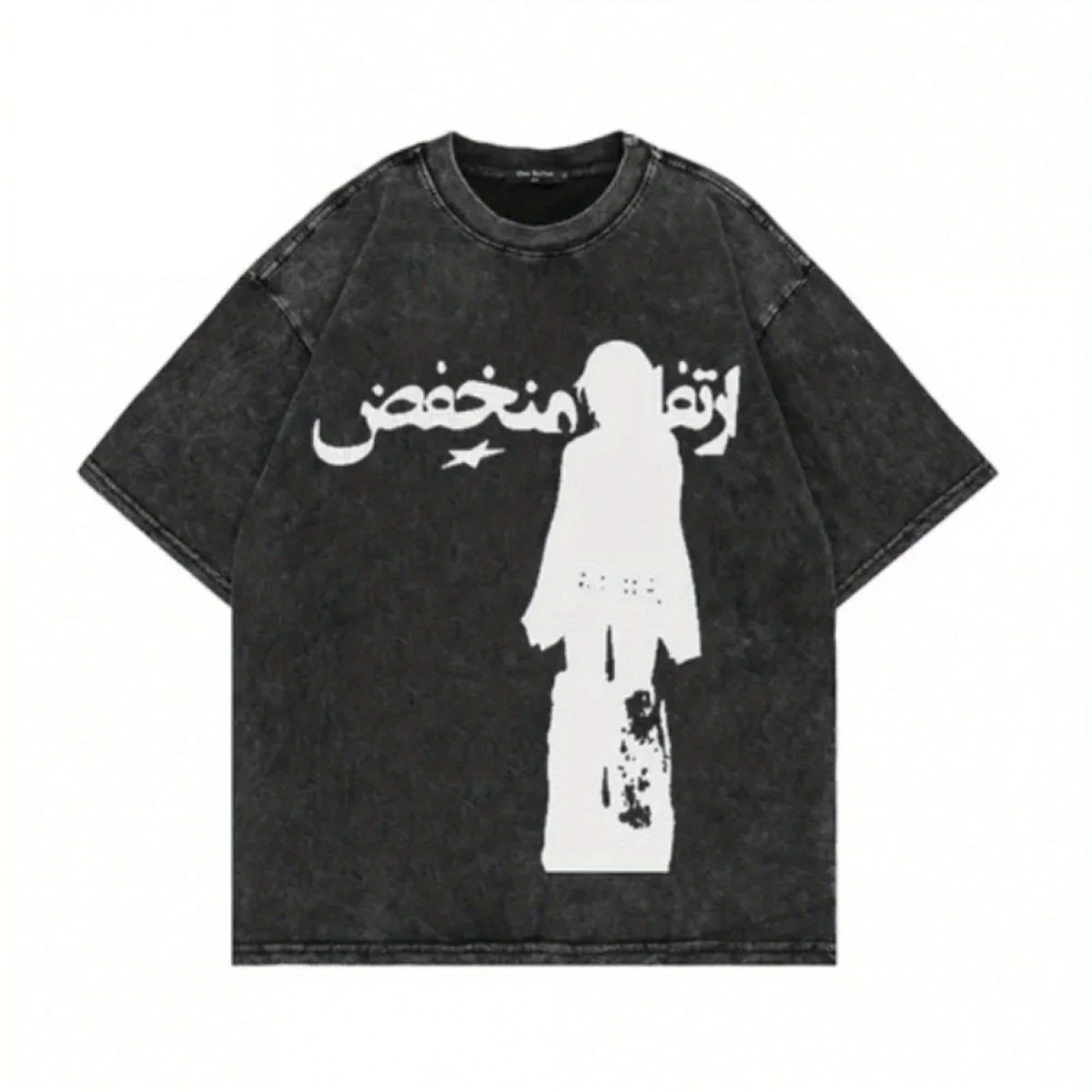 Chemise Streetwear Hip-Hop Homme & Femme - Taille Large Coupe Ample T-Shirt de Gym en Coton Épais à Col Rond - Haut Urbain pour Concerts, Style Décontracté et Mode Urbaine - Lavable en Machine, Esthétique Vintage, Matière Confortable, Vêtement Unisexe, Pour Fans de Musique