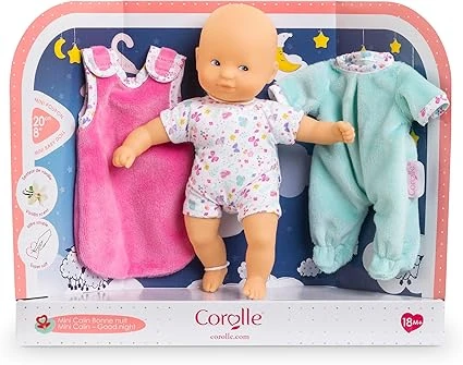 Corolle - Mon Premier Poupon, Mini Calin Bonne Nuit, Papillons, 20cm, dès 18 Mois, 9000120300