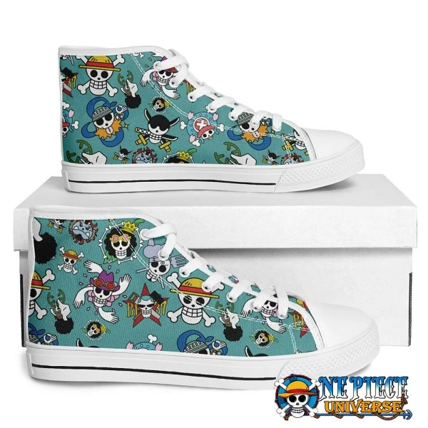 Strawhats Jolly Roger One Piece Canvas Shoes - One Piece Universe - The Best Store for One Piece Merchandise