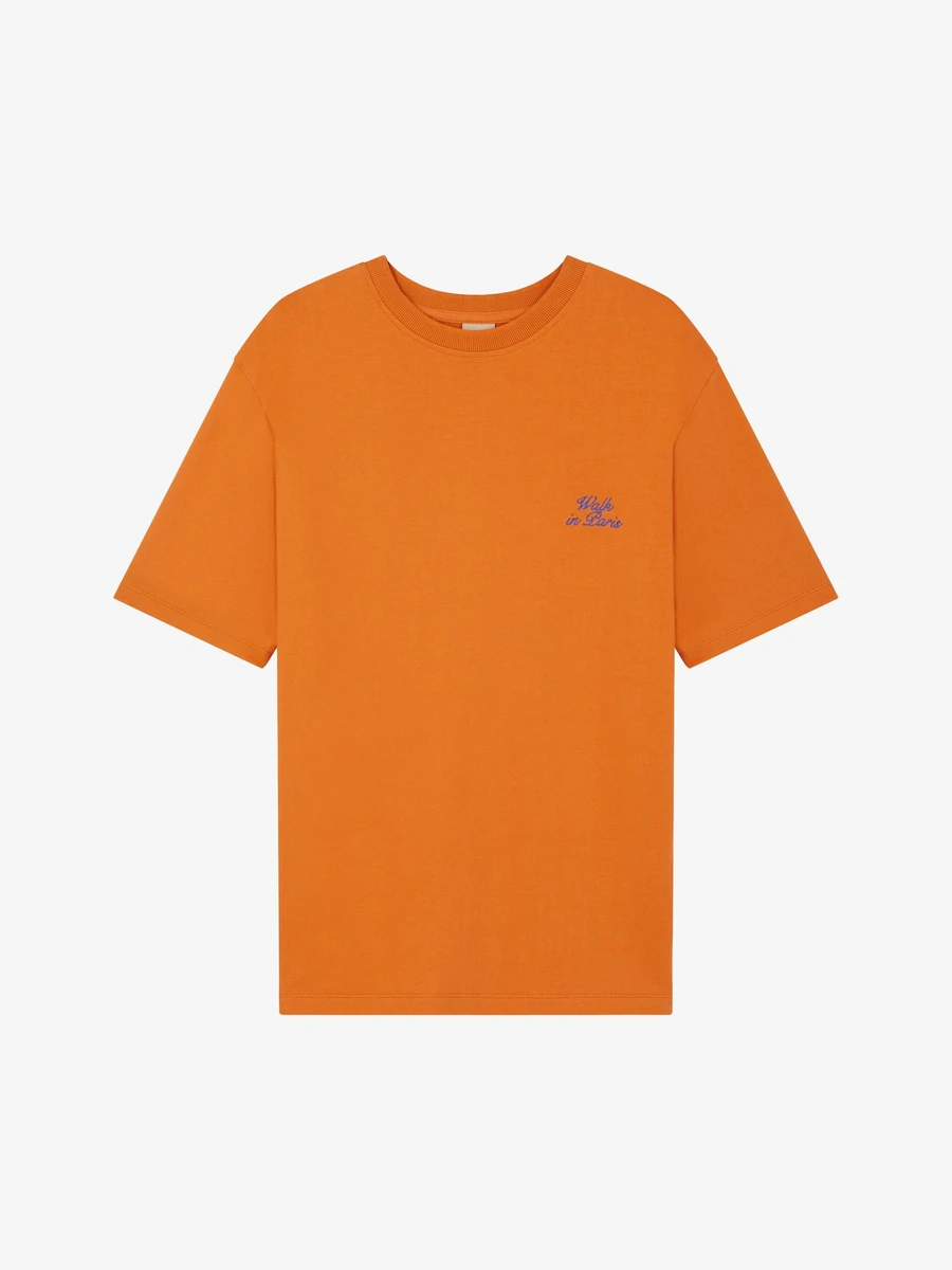 Le t-shirt mandarine brodé