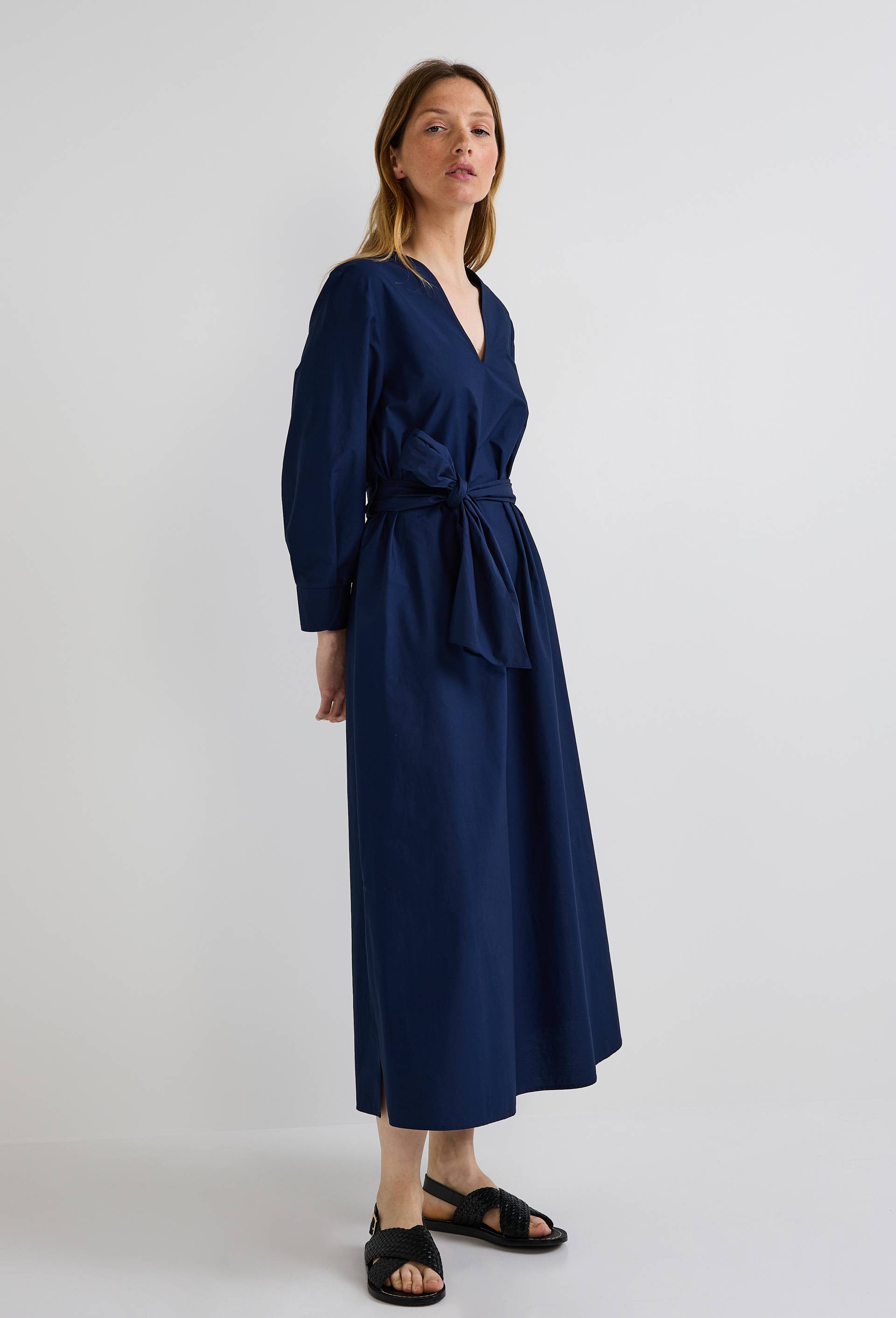 Robe midi col V unie Votre wishlist sur Listy