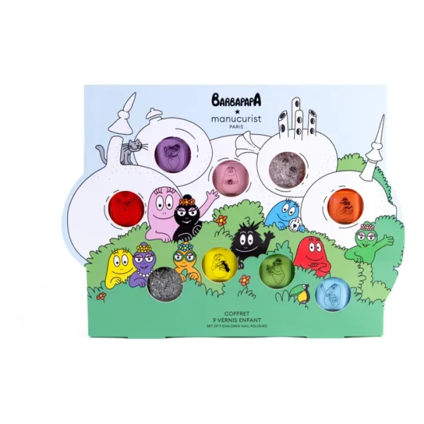 Coffret Vernis enfant Barbapapa Family - 9 vernis