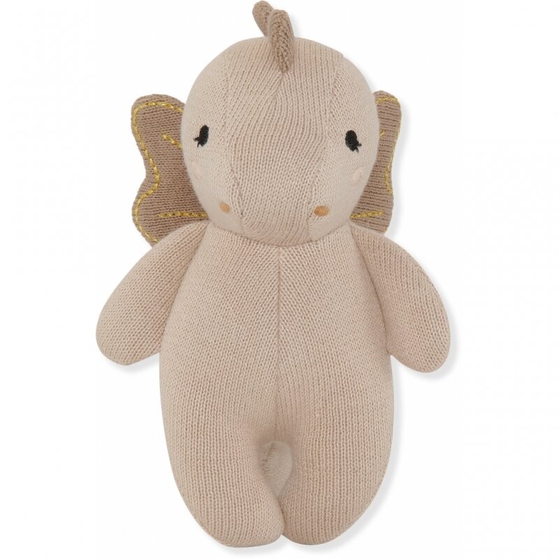 Doudou hochet dragon | Rose - Konges Slojd