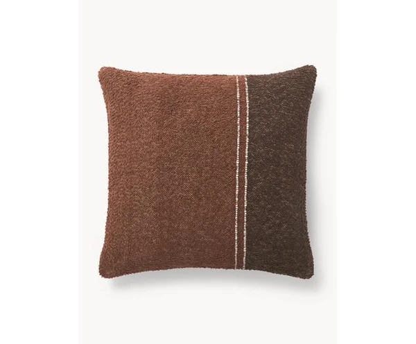 Housse de coussin en bouclette Lago