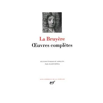 Œuvres complètes La Bruyère 