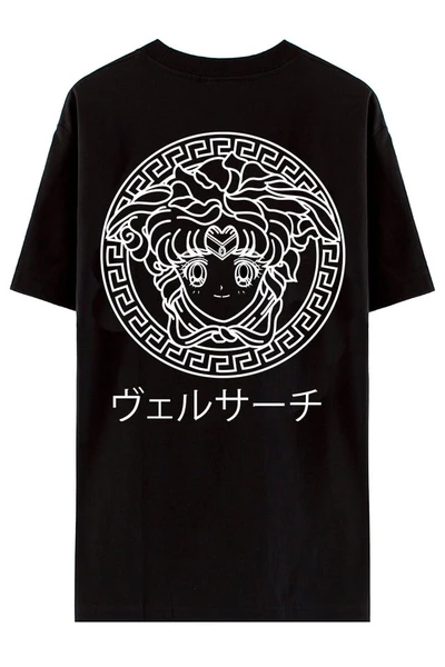 USAGI VERSACE BLACK TEE
