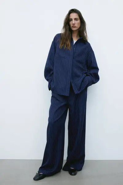 Chemise oversize en twill